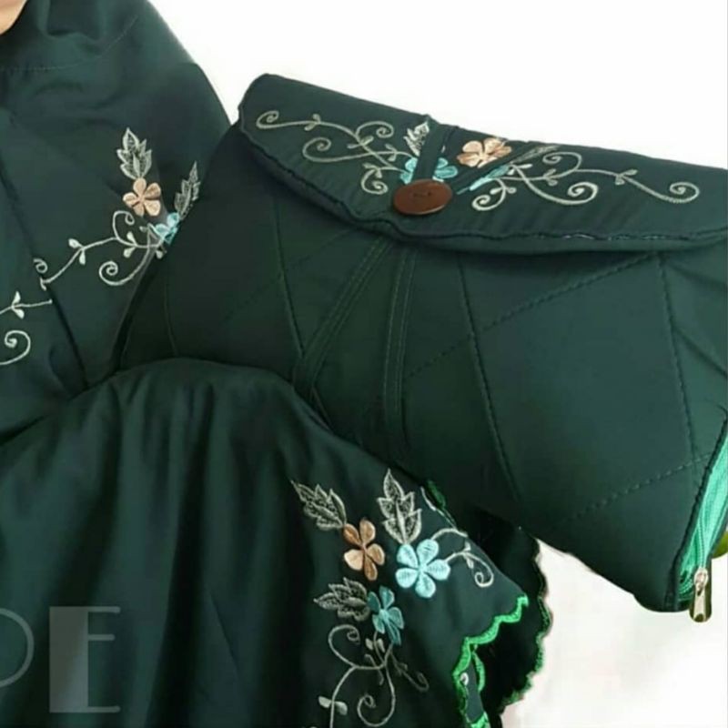 MUKENA Telekung KATUN BORDIR  MANUAL SITI KHADIJAH SAFARLEENA BIG SALE(COD)DEWASA