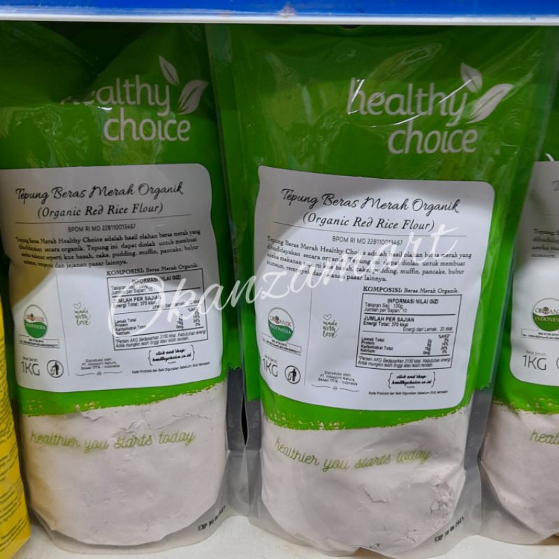 

Healthy Choice Tepung Beras Merah Organik 1Kg