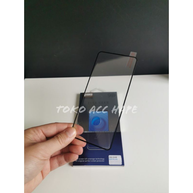 TEMPERED GLASS FULL GLUE 5D CURVE PREMIUM SAMSUNG S20 PLUS TERMURAH