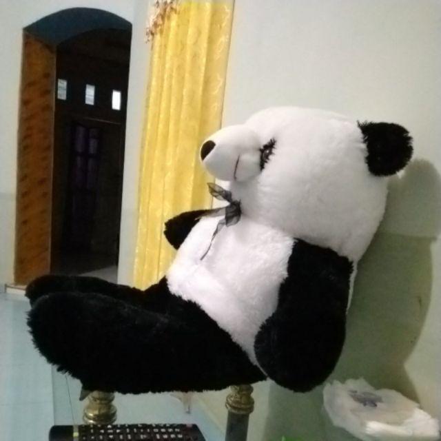  Boneka  beruang panda  teddybear jumbo T80CM Shopee  