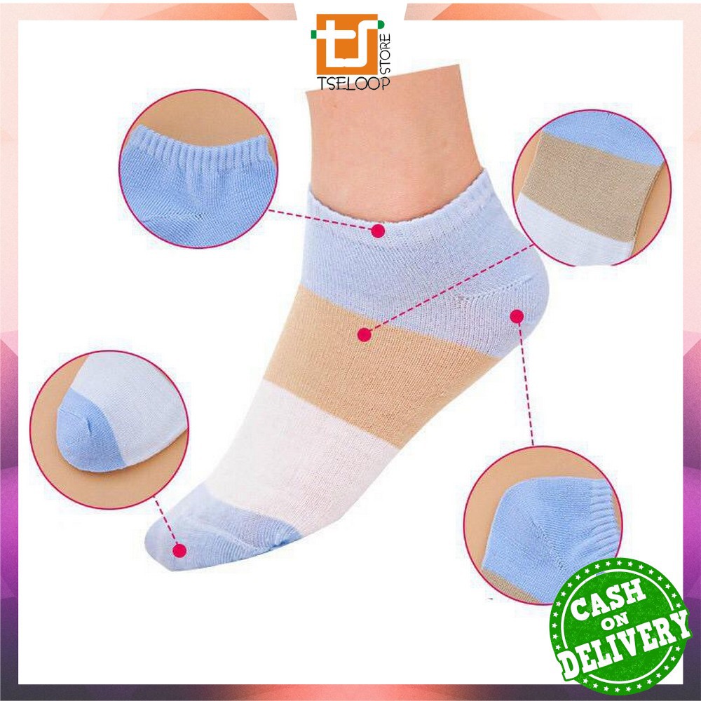 OFM - P51-P54 Kaos Kaki Pendek Dewasa / Kaos Kaki Semata Kaki / Kaos Kaki Ankle Motif / Short Socks-3