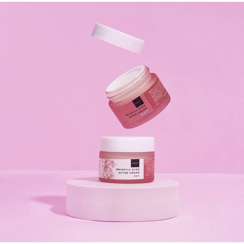 SCARLETT WHITENING CREAM SIANG & MALAM