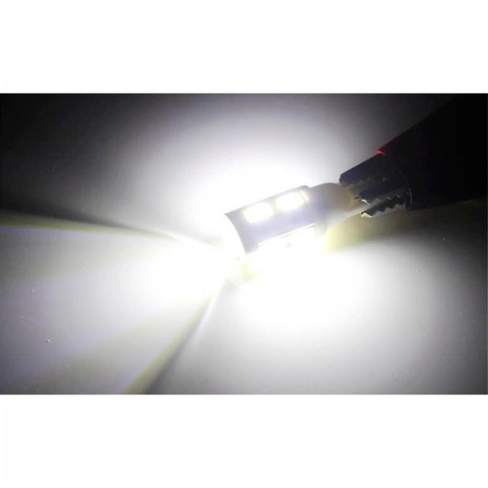 LED Spextrum Lampu Senja T10 5630 5730 10 Mata + Lensa CANBUS 12V 5W