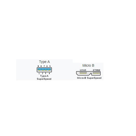 Kabel Data Hardisk USB Cable 3.0 SuperSpeed To Micro B Kabel USB OEM Standard