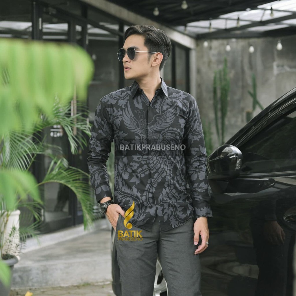 Toranajana kemeja batik pria lengan panjang slim fit slimfit original ori asli prabuseno full furing