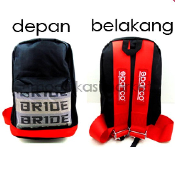 Tas Ransel BRIDE | Tas Ransel Racing JDM Bride