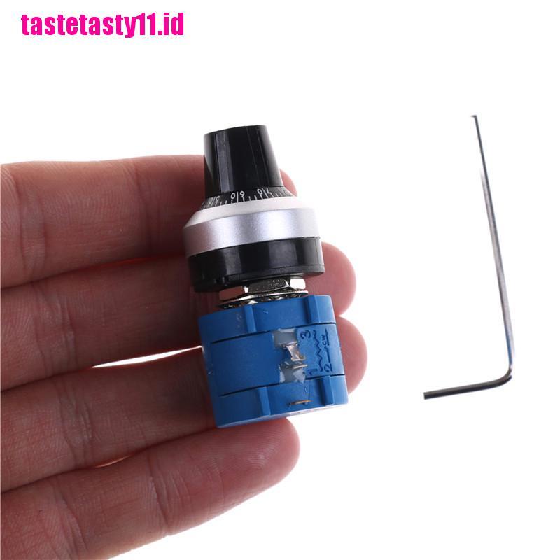 1 set Potentiometer Rotary Dial Presisi 100K Ohm 3590S-2-104L