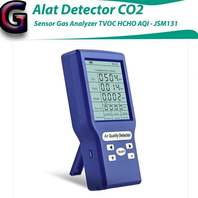 alat detektor Gas karbon dioksida co2 ppm meter mini original