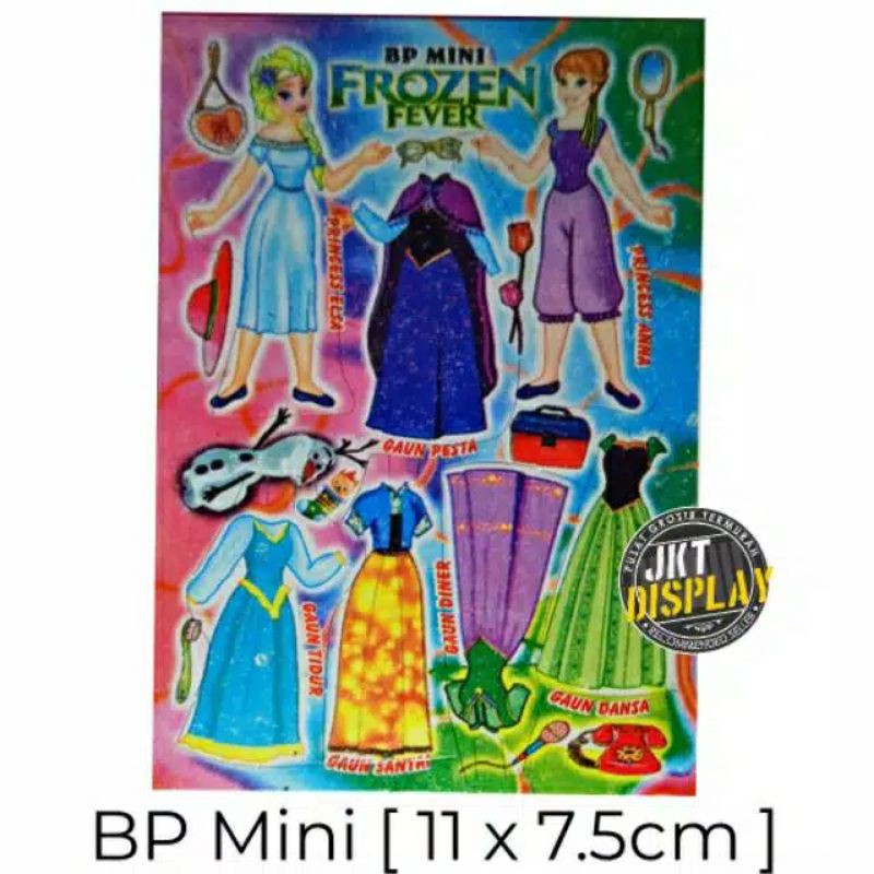 D3 Mainan BP Bongkar Pasang Anak Perempuan | Mainan Boneka Kertas | Puzzle Puzle Fashion | Jadul