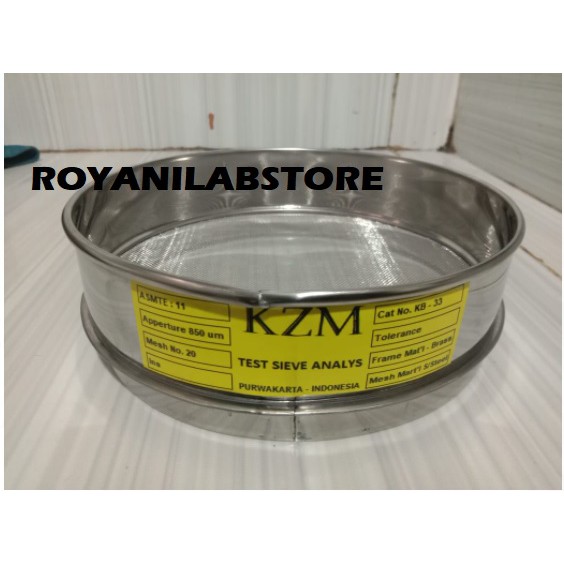 Sieve Ayakan Stainless Mesh 20 ( 850 um )