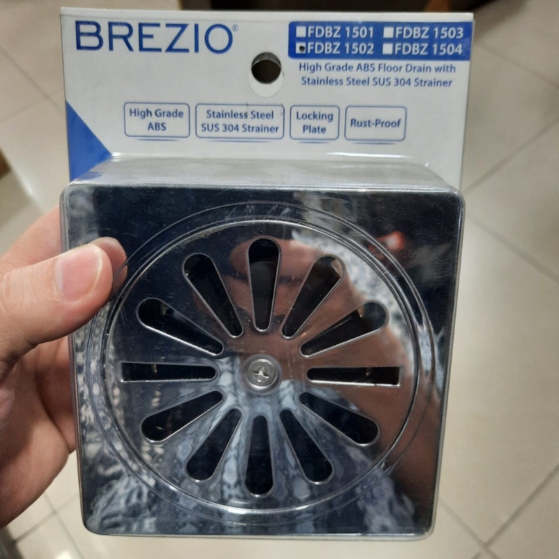 Floor Drain Brezio FDBZ 1502 Lubang Saringan Air Lantai Mandi