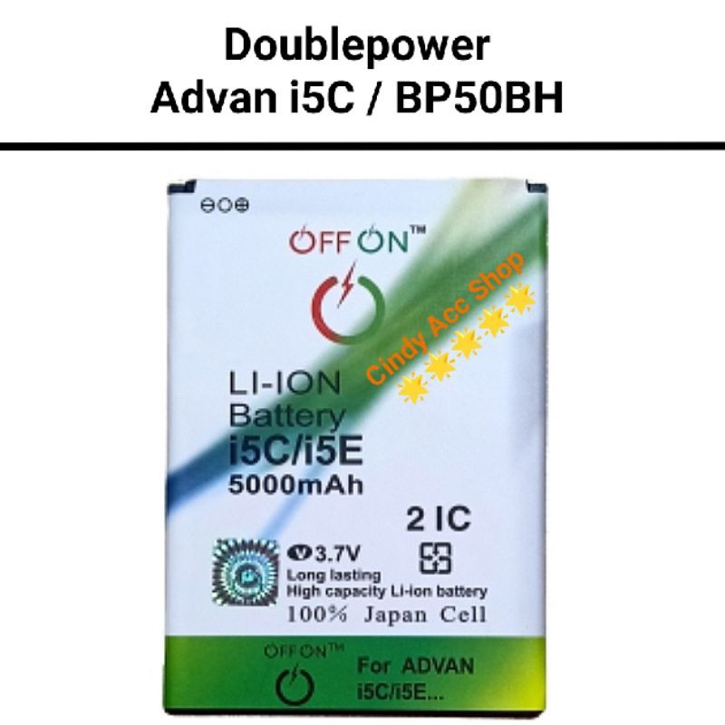 Baterai Batre Doublepower Advan i5C BP50BH Doublepower Battery