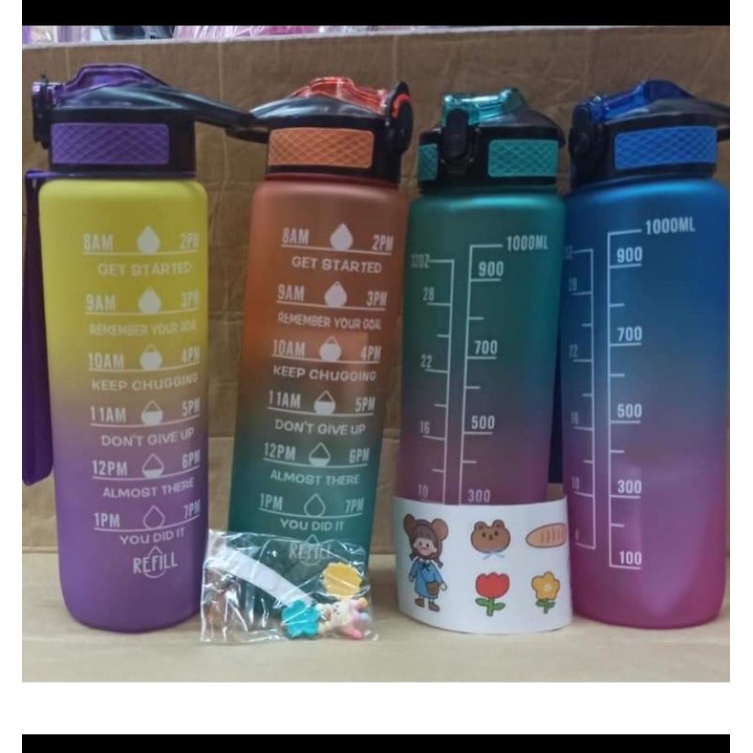 Botol Minum Tritan 1 Liter Botol Time Tritan Import Asli Original Tritan Botol Minuman Olahraga Bpa 