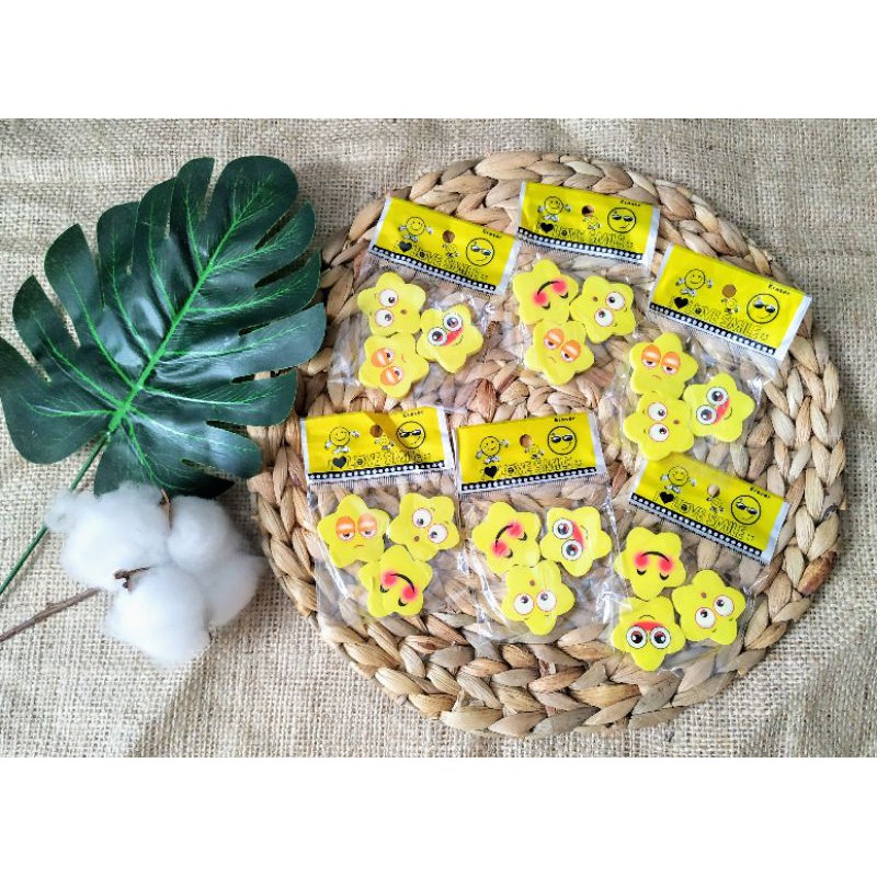 

PENGHAPUS PENSIL MOTIF EMOTICON BINTANG LUCU