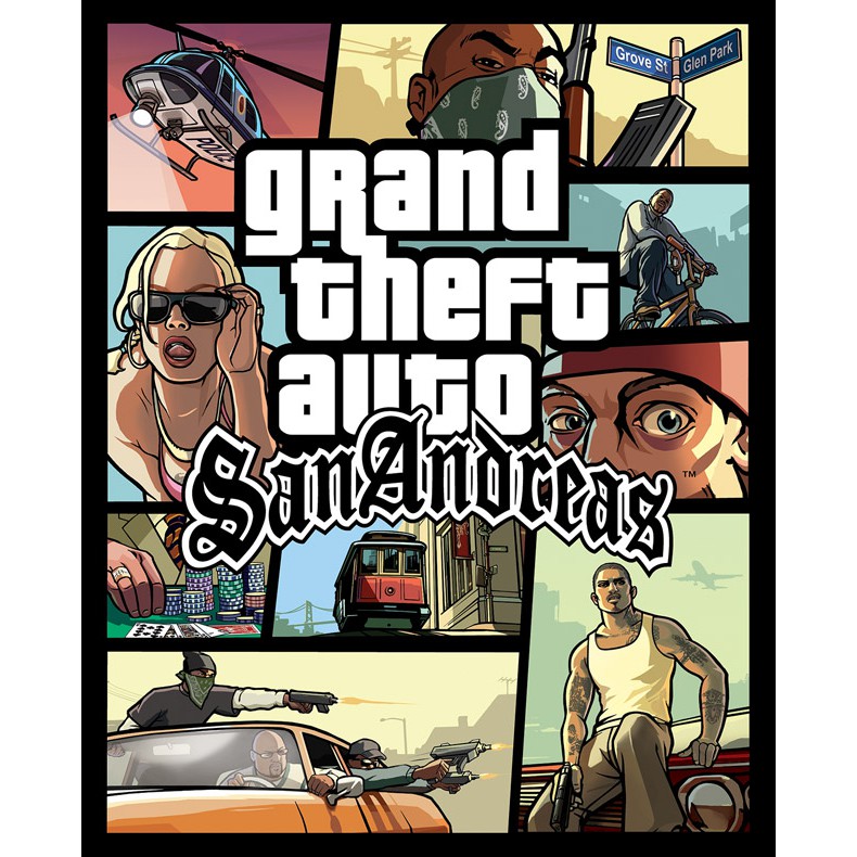 GAME PC GRAND THEFT AUTO SAN ANDREAS (GTA SA) PLUS SAVE TAMAT MURMER