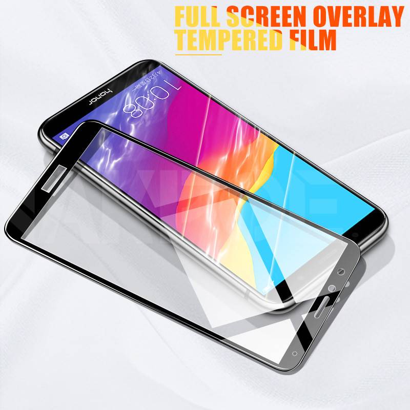 9D Protective Glass For Huawei Honor 7A 7C 7X 7S Full Cover Tempered Glass Honor 8X 8A 8C 8S 9X 9A 9C 9S Play Screen Protector