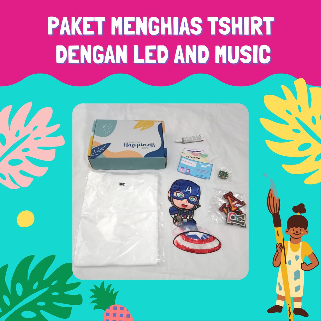

TSHIRT LED MUSIC CUSTOM GIFT