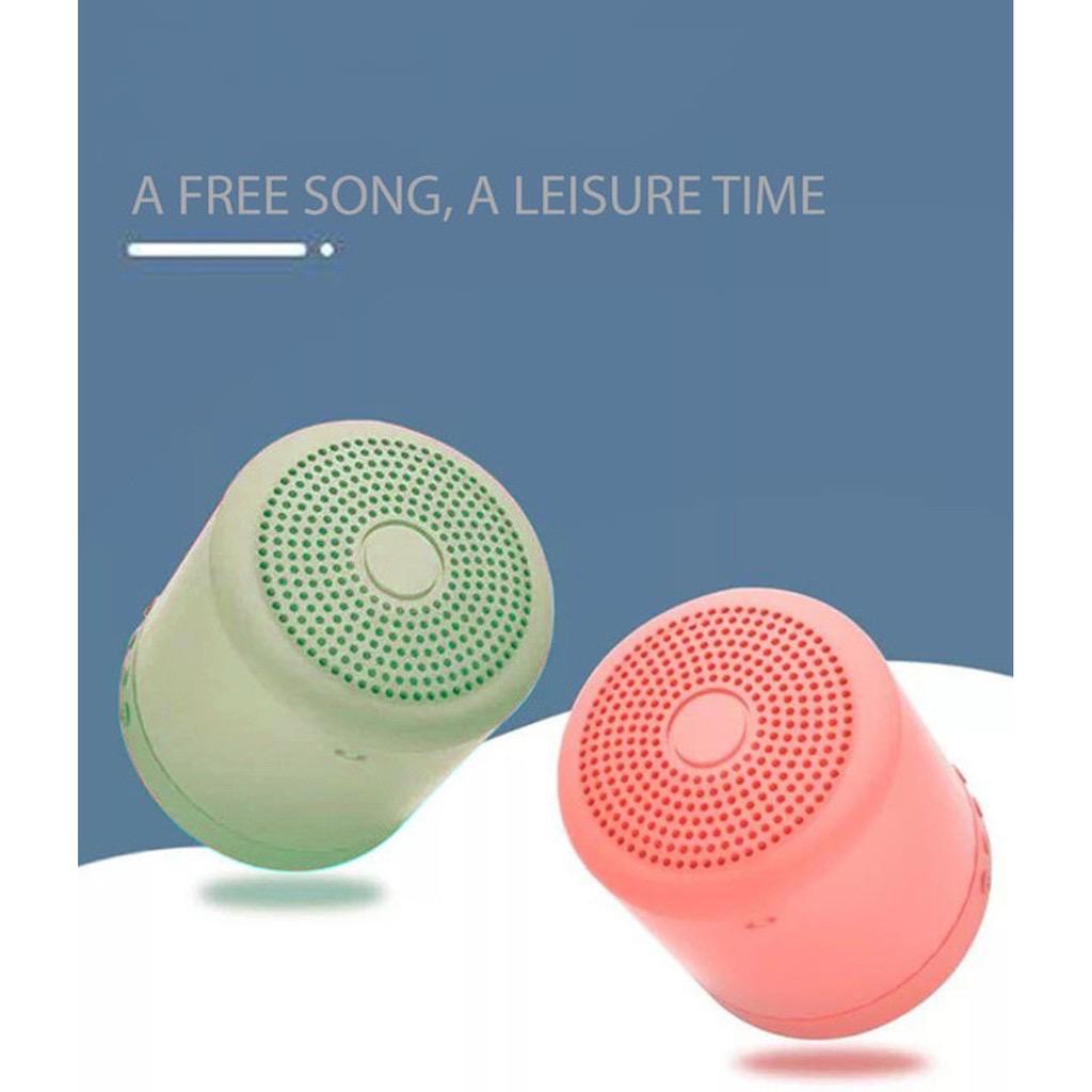 Mini Portable Bluetooth Speaker Macaron Stereo Wireless Speaker Musik Waterproof [QTOP.ID]