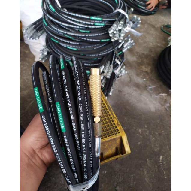 Selang tekanan tinggi serat baja 1 lapis harga per meter