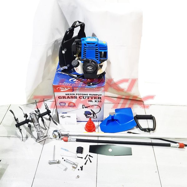 Paket Mesin Potong Rumput 4 TAK HL X35 HL  Cultivator Penggembur Tanah 4Tak Terjangkau