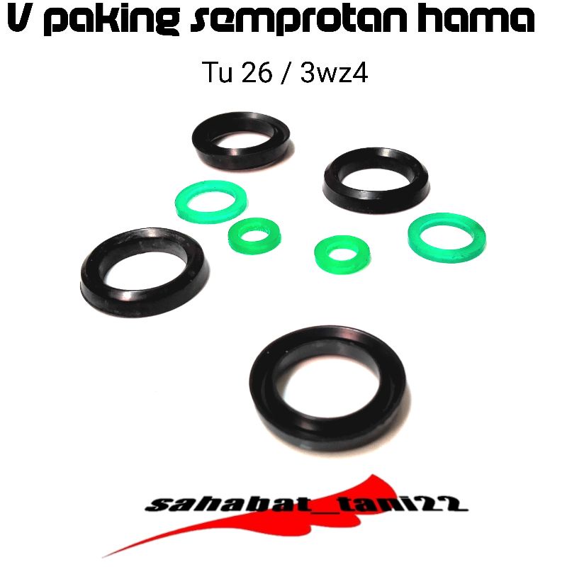 V paking karet seal sil kit tu26 piston plunger mesin semprot hama 2 tak tipe TU26 777 767 TNK777
