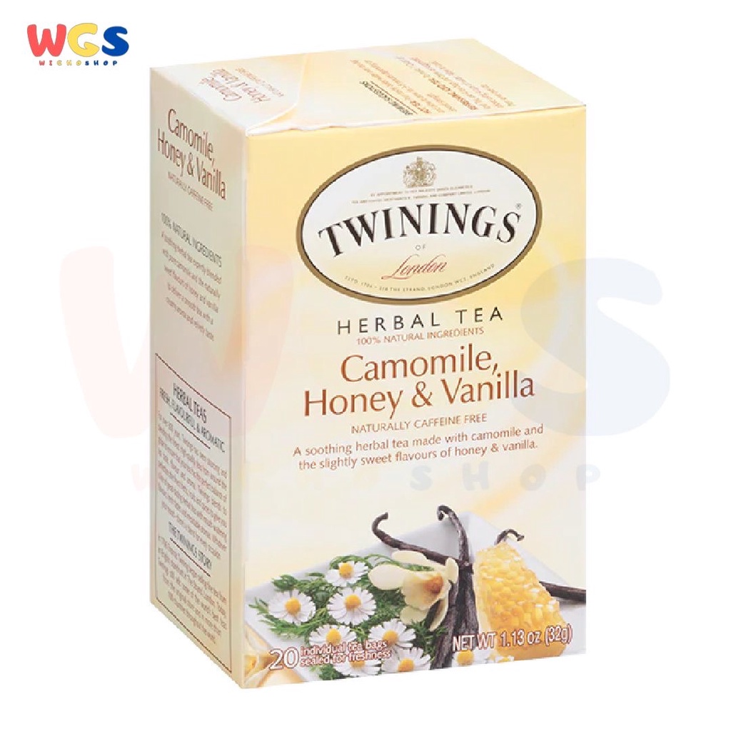 Twinings of London Camomile Honey &amp; Vanilla Herbal Tea 20s 1.6g