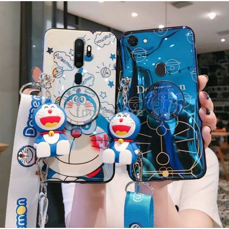 case doraemon glossy oppo vivo y12/y15/y17 vivo y30/y30i