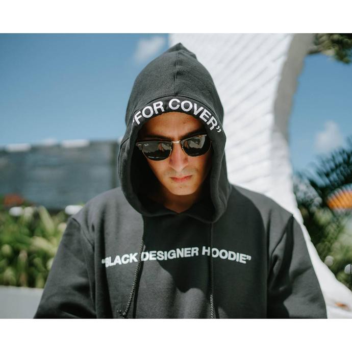 HOODIE SHOPEE. BLACK DESIGNER HOODIE 