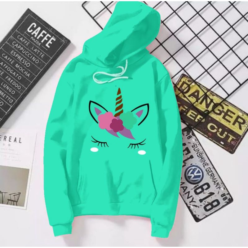 sweater Hoodie unicorn anak/umur 4-16 tahun/bisa COD