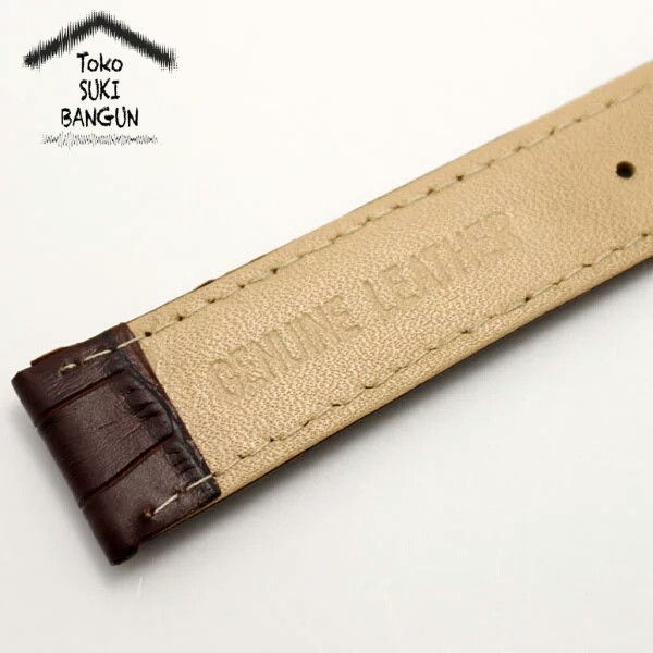 TALI JAM 26mm Kulit Leather Bamboo Pattern Buckle Watch Band Strap