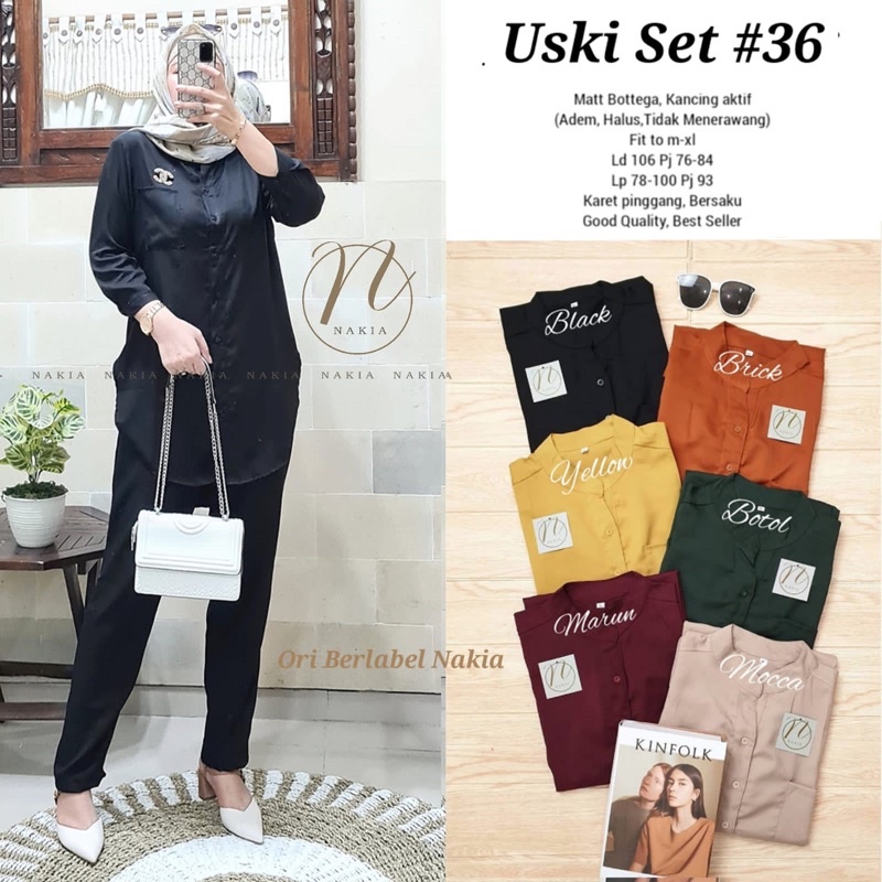 reza setelan rayon twill LD110 dans label - Uski Set #36 by NAKIA
