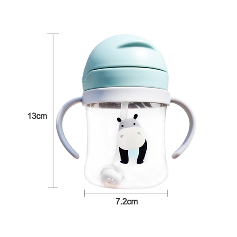 BPA FREE baby drink bottle / training cup / botol minum bayi an tumpah/C 205