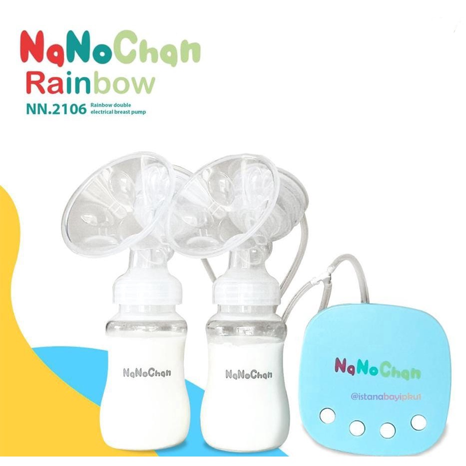 Nanochan Rainbow Electric Breast Pump - Pompa Asi Elektrik (NN2106)