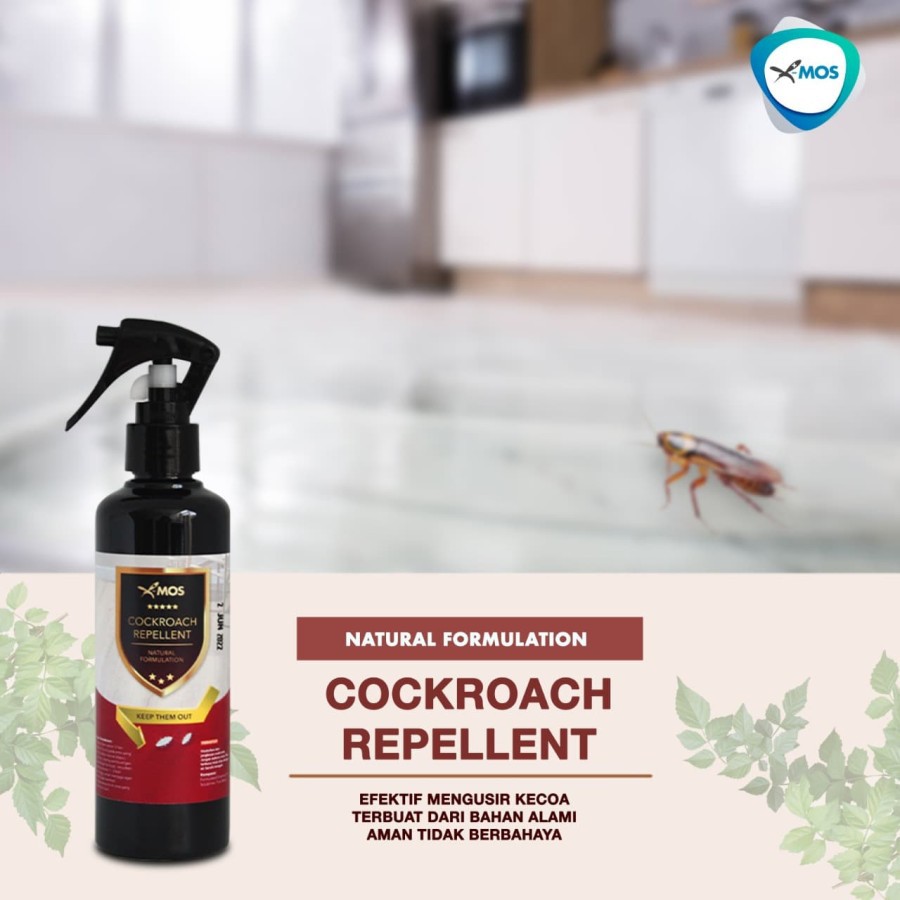 X-MOS Cockroach Repellent 200ML Spray Pengusir kecoa di Mobil / Rumah