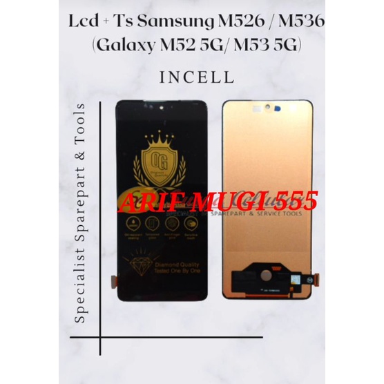 Lcd Touchscreen Samsung Galaxy M52 5G M526/M53 5G M536 Fullset incell Original