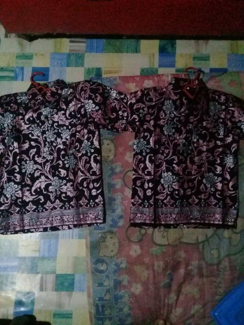 Sarimbit Longcardy Full Prada / Couple Batik Pink