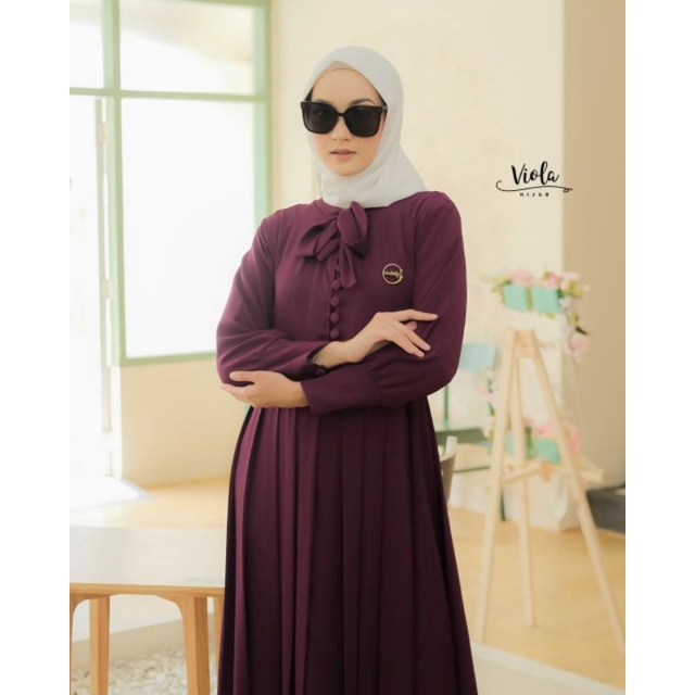 DRESS VIOLA ORIGINAL/DRESS BELLA BY VIOLA HIJAB/DRESS VIOLA/GAMIS VIOLA/DRESS/GAMIS