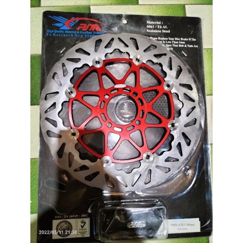 DISC CAKRAM PIRINGAN CAKRAM DEPAN CNC FLOATING PSM 300MM 260MM JUPITER Z F1ZR 125Z VEGA LAMA NOUVO