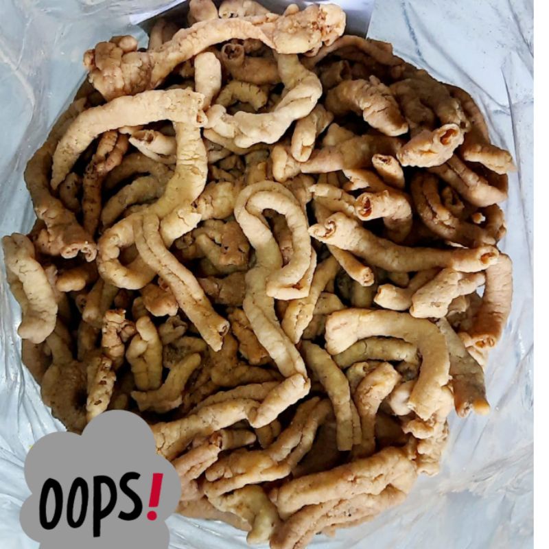 

kripik usus ayam usus crispy usus goreng 500 grm
