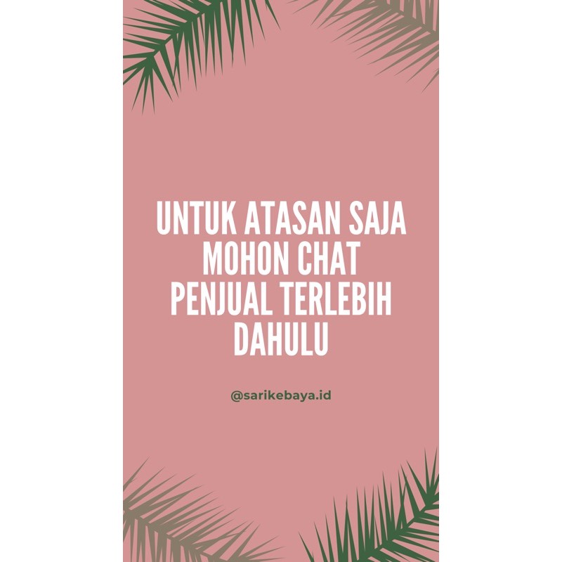 (DISKON) BAJU KURUNG SONGKET SELENDANG/KURUNG SITI NURBAYA-Atasan Aja