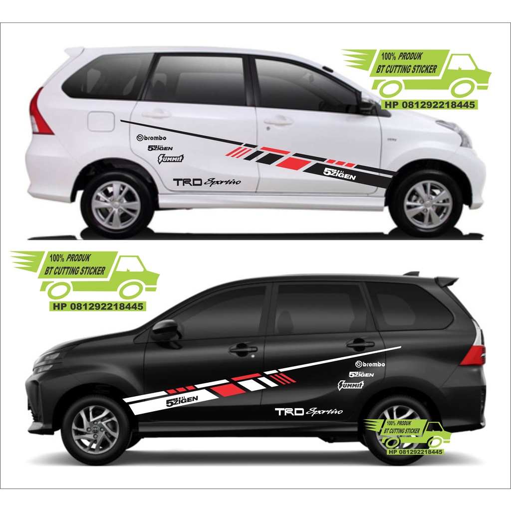 BT sticker mobil avanza stiker avanza sticker mobil avanza xenia variasi sticker mobil avanza sticke