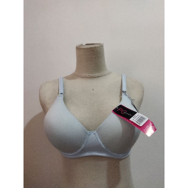 BH Pierre Cardin Tanpa Kawat Busa Tipis Bahan Katun 38B