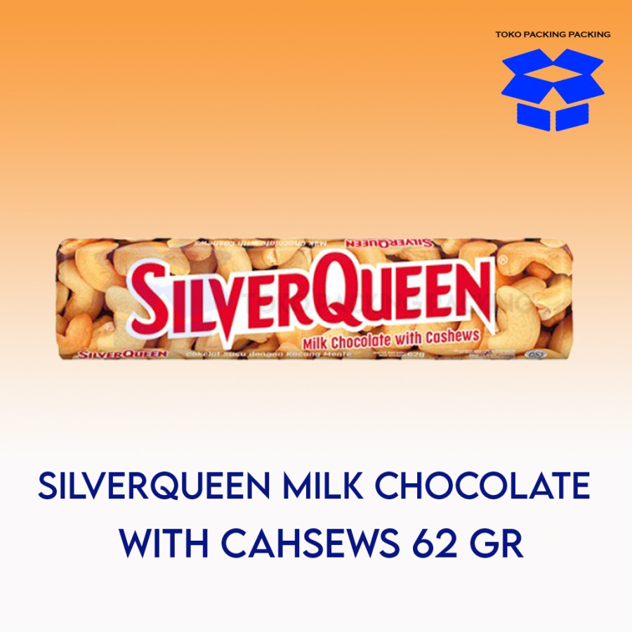 

SILVERQUEEN Milk Chocolate with Cashews 62 gram