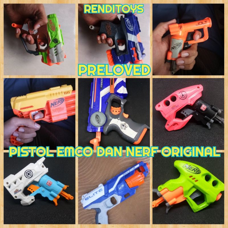 Pistol Original Emco Hot Shot Termurah Free 2 Bullets Pistol Emco MURAH MAINAN PISTOL EMCO