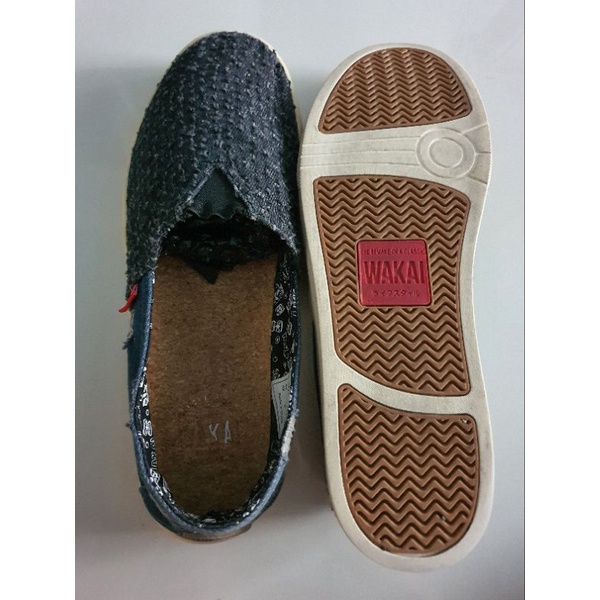 Sepatu wakai Hashigo jeans pria second