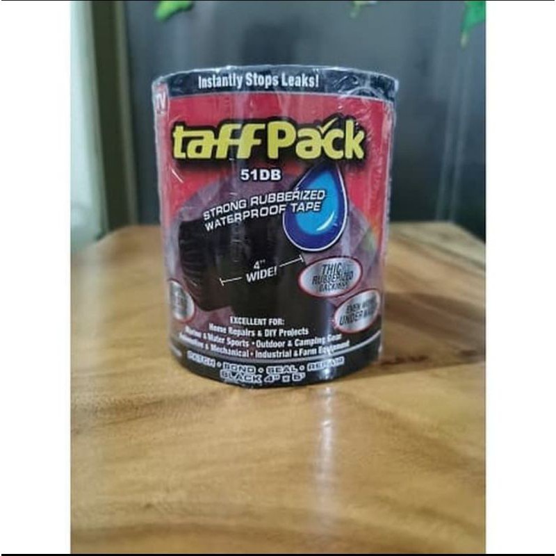 Lakban Khusus Anti Bocor Flex Tape Waterproof Leak Stop Instant Untuk Ember Bak Pipa Air