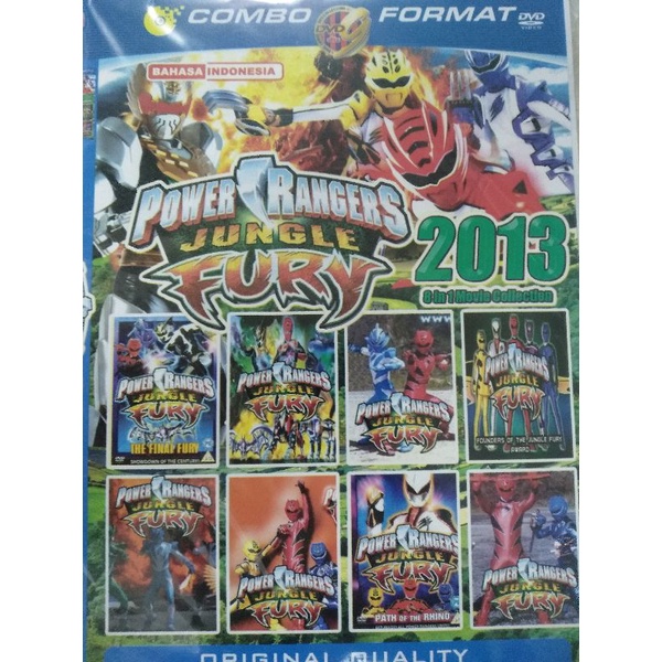 Kaset film koleksi kartun anak power ranger jungle fury