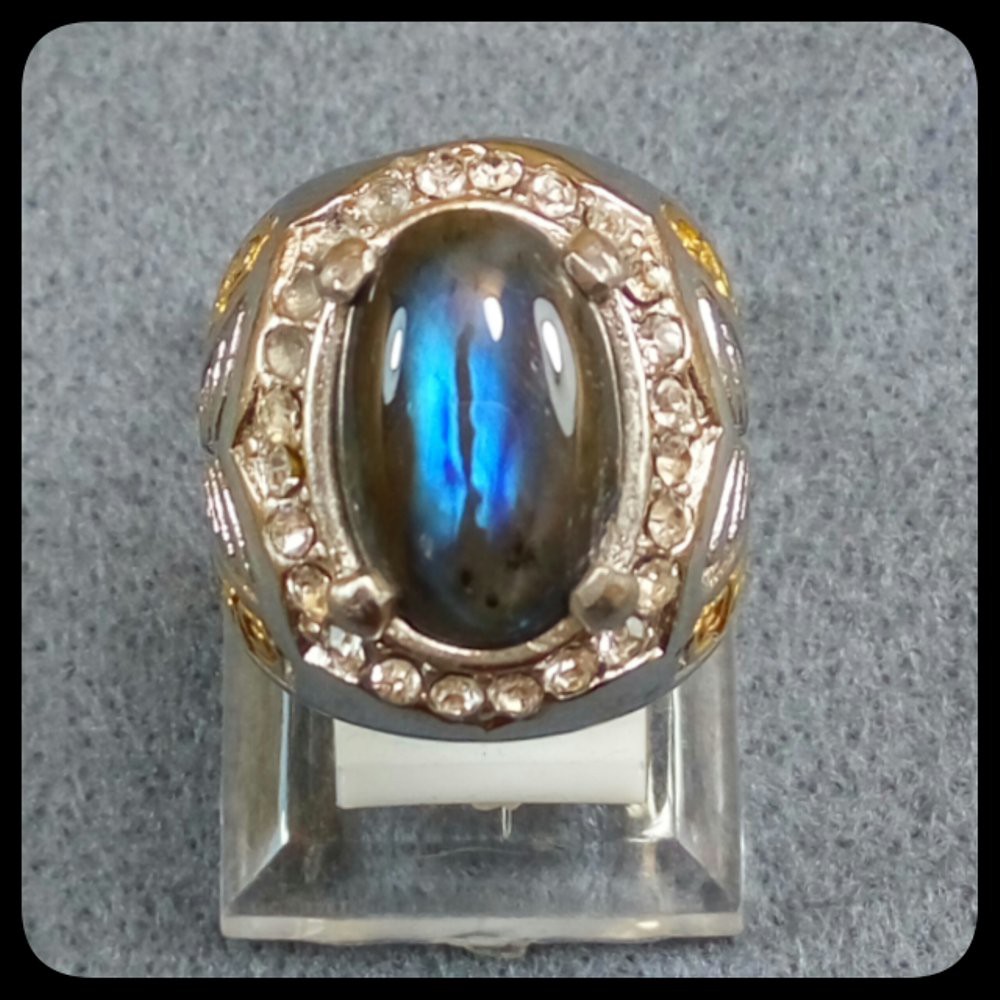 CINCIN BLACK BLUE NIGHT FELDSPAR SIZE KANTORAN TERMURAH DIKELASNYA