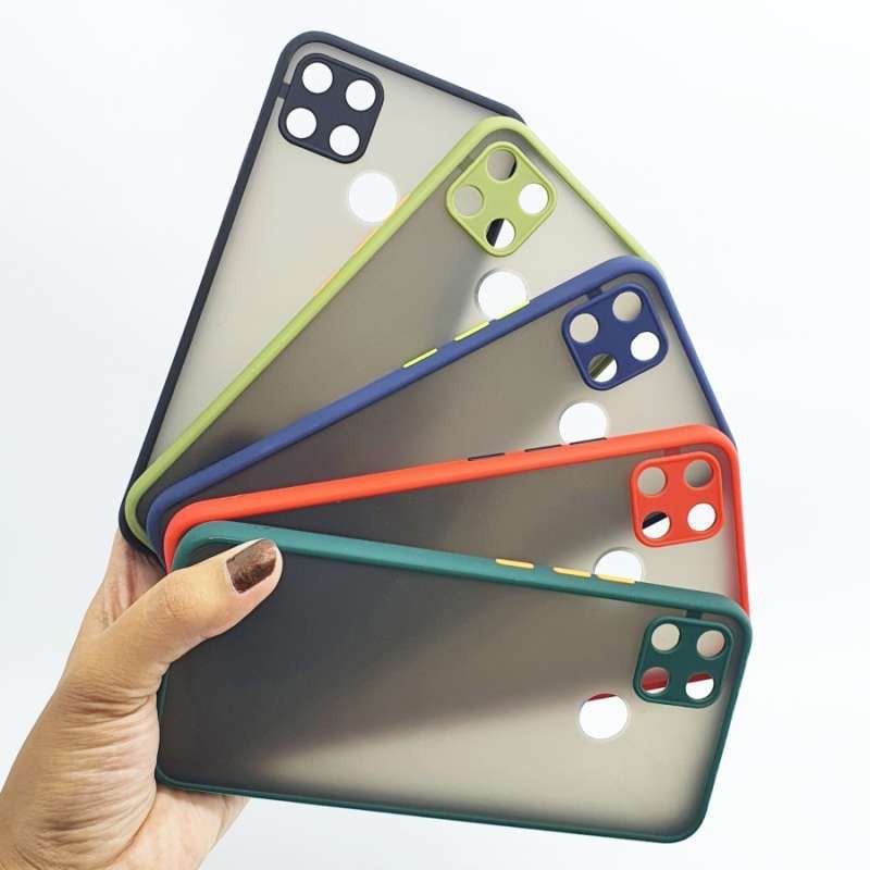 XIAOMI ALL TYPE hard Case Matte Colored Dove Pelindung Kamera