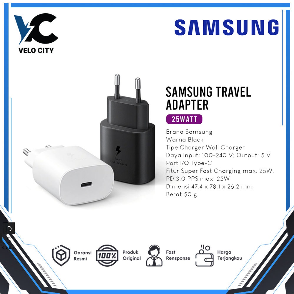 Samsung Travel Adapter 25W Type C Super Fast Charging (Adapter Only)
